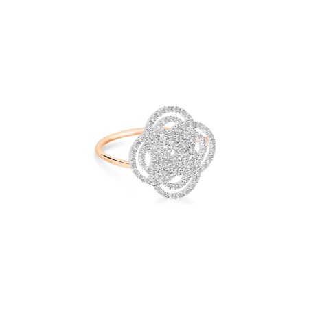 Bague Ginette NY PURITY DIAMONDS en or rose et diamants