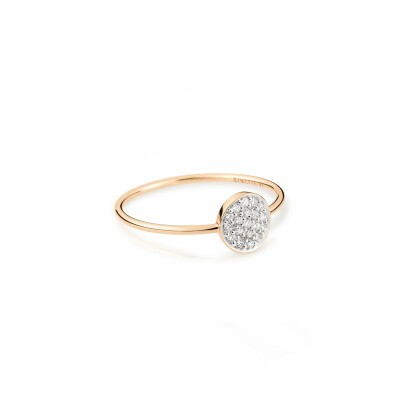 Bague GINETTE NY MINI EVER en or rose et diamants