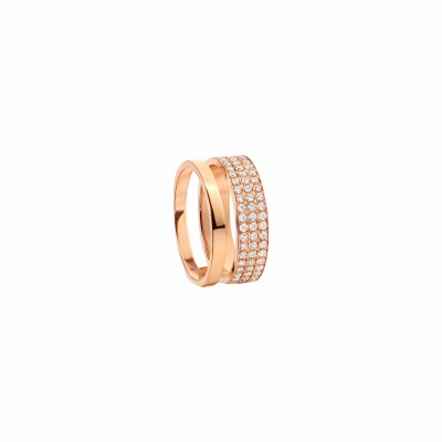 Repossi Berbere ring, rose gold and white diamonds