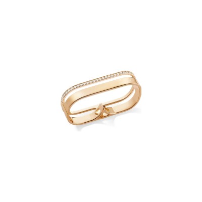 Bague Repossi Berbere en or rose et diamants