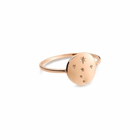 Bague GINETTE NY MILKY WAY en or rose