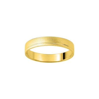 Alliance fantaisie en or jaune