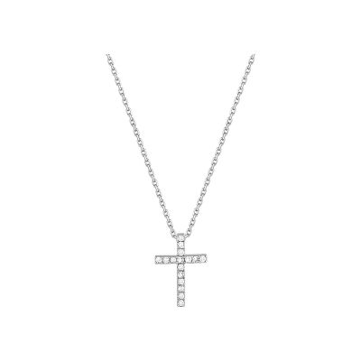 Collier en or blanc et diamant 0.08ct