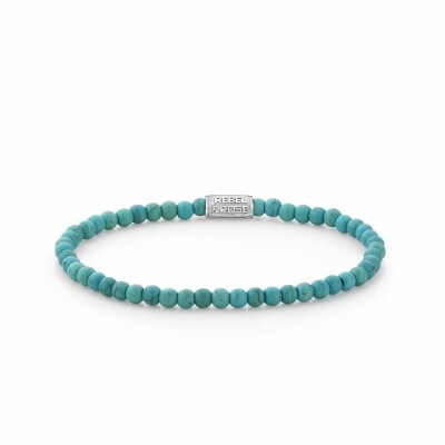 Bracelet Rebel & Rose Turquoise Delight - 4mm en turquoise