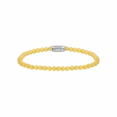 Bracelet Rebel & Rose More Balls Than Most Endless Summer Yellow en verre