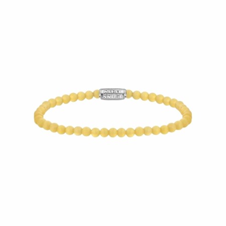 Bracelet Rebel & Rose More Balls Than Most Endless Summer Yellow en verre