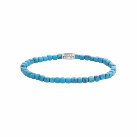 Bracelet Rebel & Rose No Balls Please Roll the dice Turquoise en turquoises