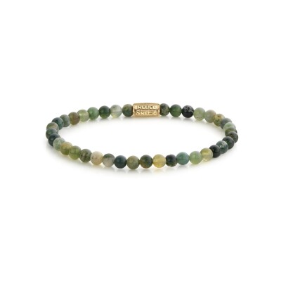 Bracelet Stones Only en agate verte