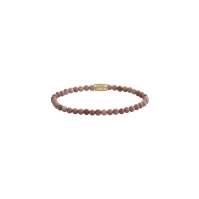 bracelet Rebel & Rose Stones only en rhodochrosite lignifiée, taille S