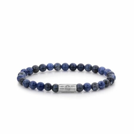 Bracelet Rebel & Rose Midnight Blue - 6mm en sodalite