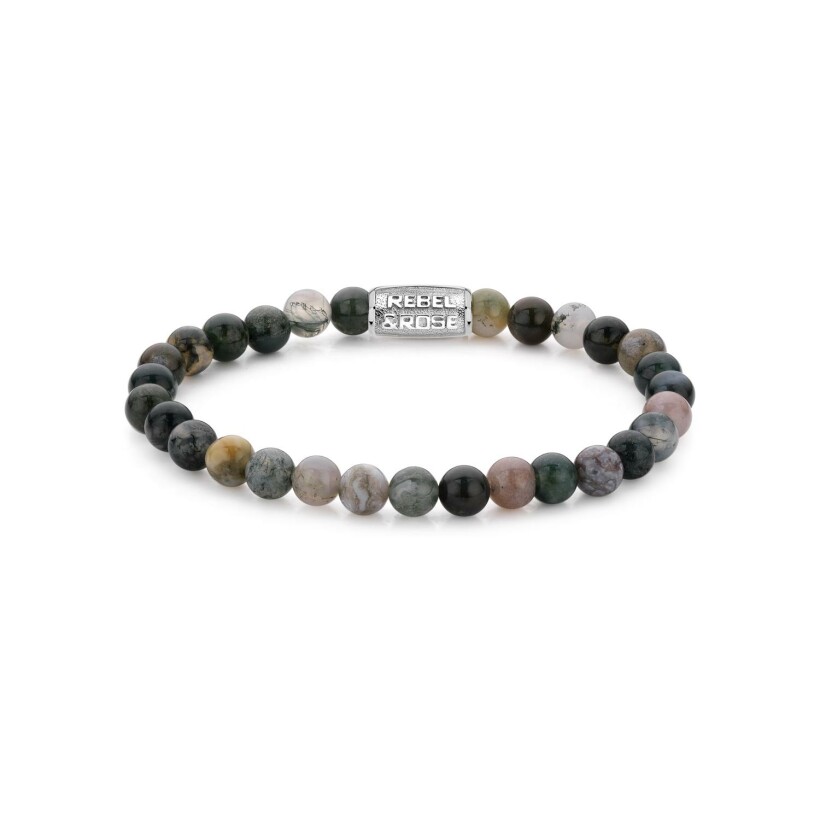 Bracelet Stones Only en agate indienne