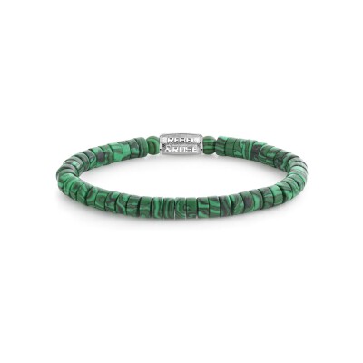 Bracelet No Balls Please en composite et malachite