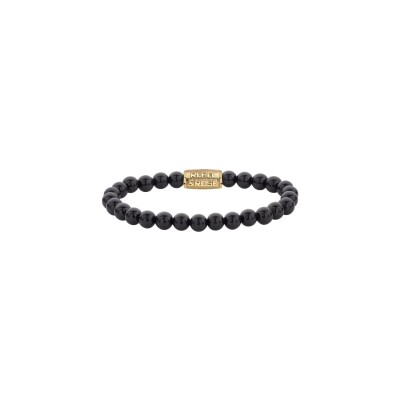 bracelet Rebel & Rose Stones only en onyx, taille S