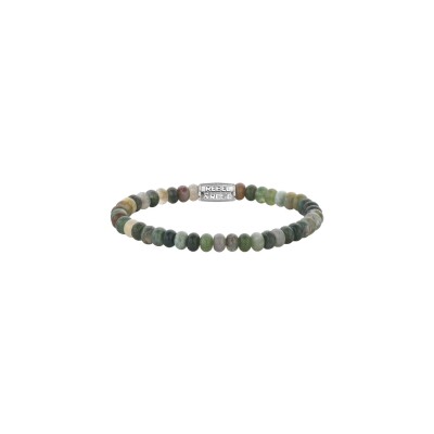 bracelet Rebel & Rose No Balls Please en agate indienne, taille L