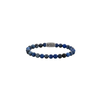 bracelet Rebel & Rose Stones only en sodalite bleue, taille M