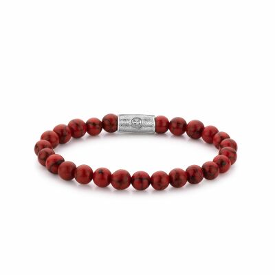 Bracelet Rebel & Rose Red Delight - 8mm en turquoise
