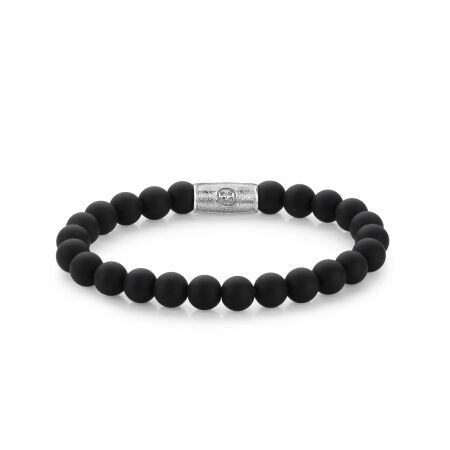 Bracelet Rebel & Rose Mad Panther - 8mm en onyx