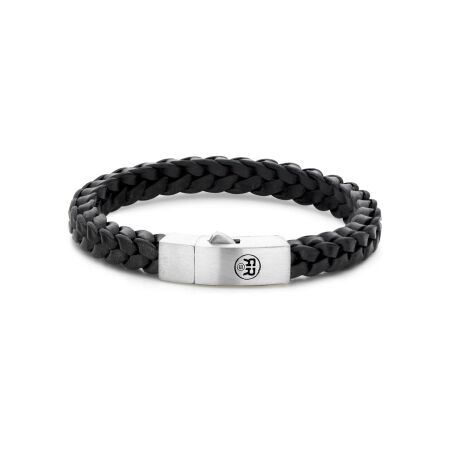 Bracelet Absolute Leather en cuir noir