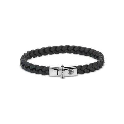 Bracelet Rebel & Rose Absolutely Leather en cuir et argent, taille L