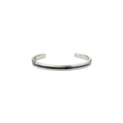 Bracelet Rebel & Rose Full Metal Bangle en acier et email, taille M