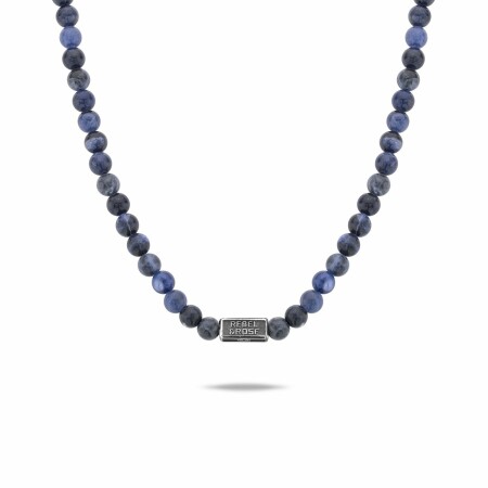 Collier Rebel & Rose Necklace Midnight Blue - 6mm en sodalite