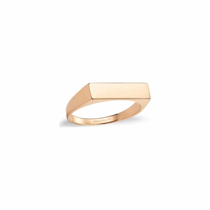 Ginette NY BAGUETTES ring, rose gold