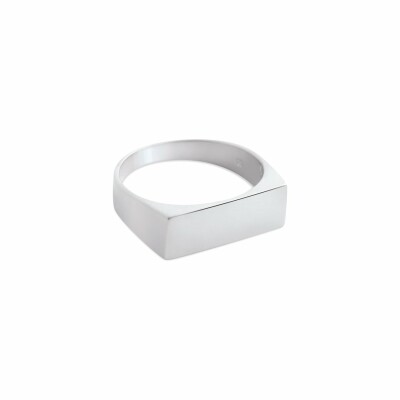 Bague Ginette NY BAGUETTES en or blanc