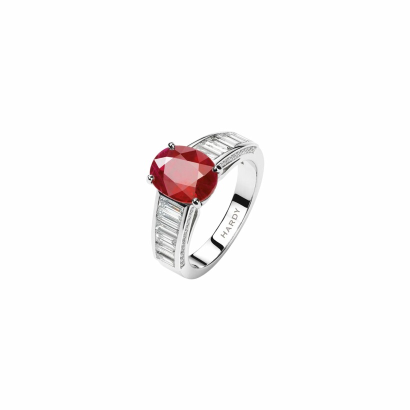 Bague Rubis et Diamants