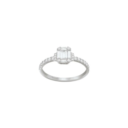 Bague en or blanc et diamants de 0.60ct