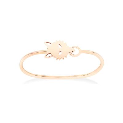 Ginette NY WOLF dubbele ring, roségoud