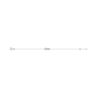 Bracelet en or blanc et diamant 0.03ct 
