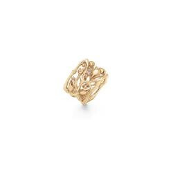 Ole Lynggaard Forest ring, yellow gold, rose gold and diamonds