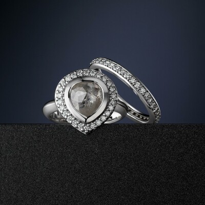 Rustic Diamond and full eternity rings