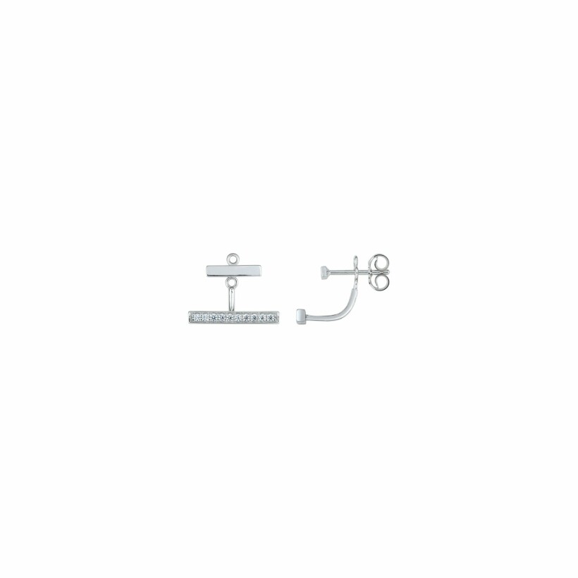 Boucles d'oreilles Silver Island en argent