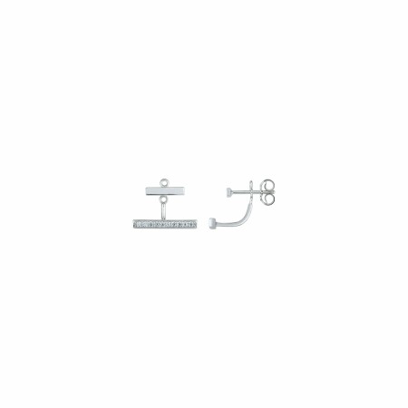 Boucles d'oreilles Silver Island en argent