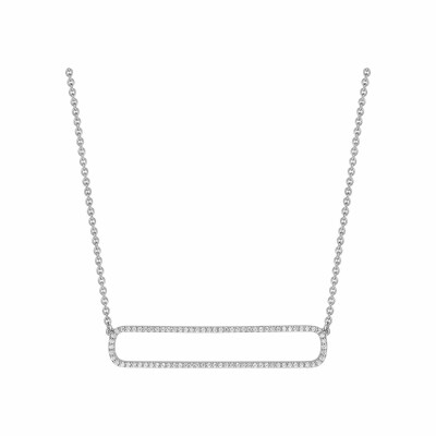 Collier Silver Island en argent et oxydes de zirconium