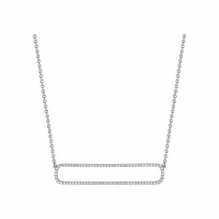 Collier Silver Island en argent et oxydes de zirconium