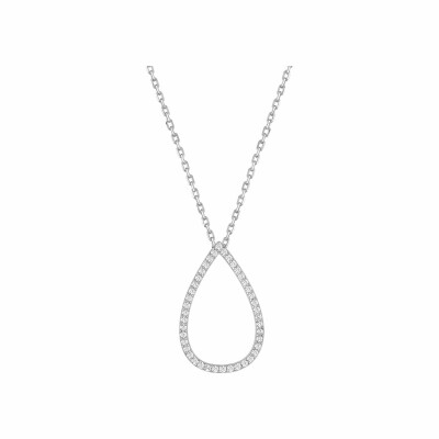 Collier Silver Island en argent et oxydes de zirconium