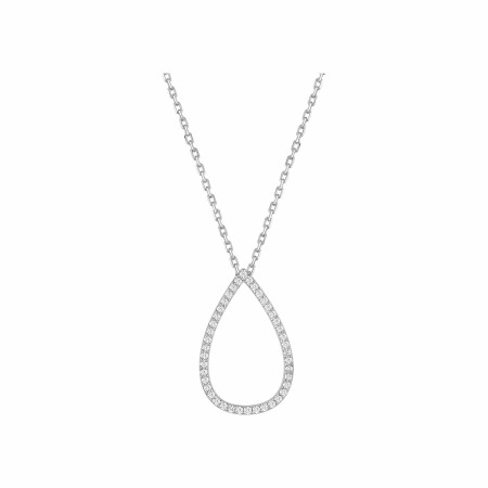 Collier Silver Island en argent et oxydes de zirconium