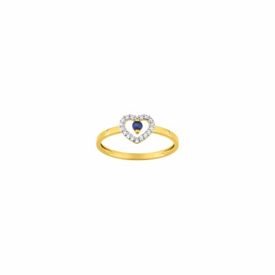 Bague Silver Island en or blanc, or jaune et oxydes de zirconium