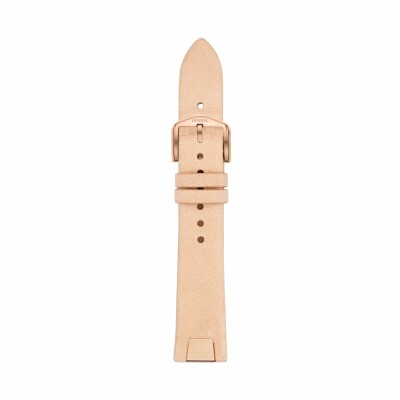 Bracelet de montre FOSSIL en cuir beige