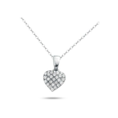 Collier Clozeau en or blanc et diamants