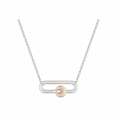 Collier Silver Island en argent et argent doré rose