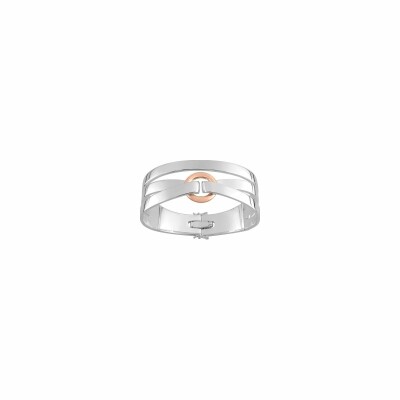 Bague Silver Island en argent et argent doré rose