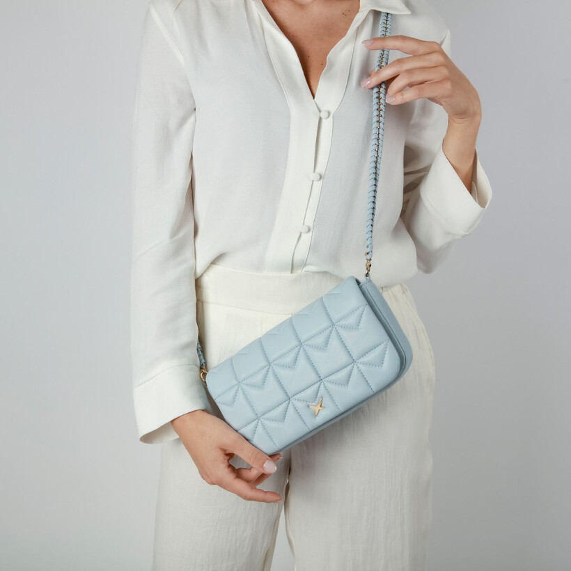 Sac bandoulière Mauboussin Une Femme dans la Ville, ice blue M