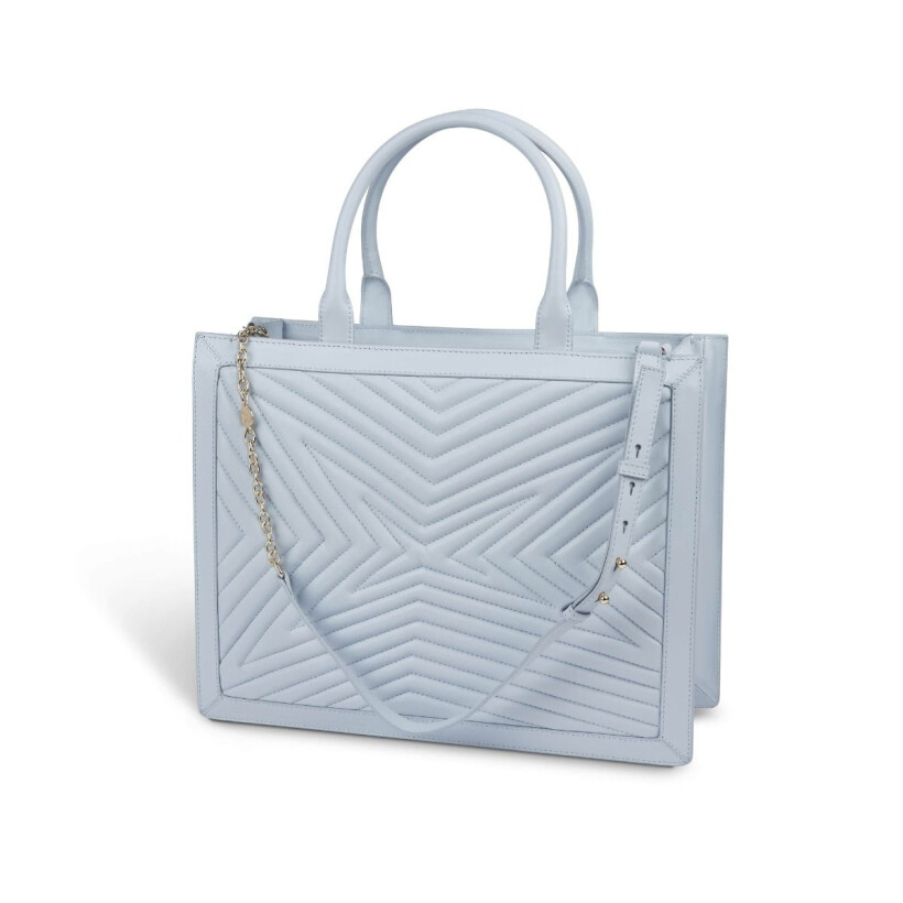 Sac cabas Mauboussin Une Femme dans la Ville, ice blue GM