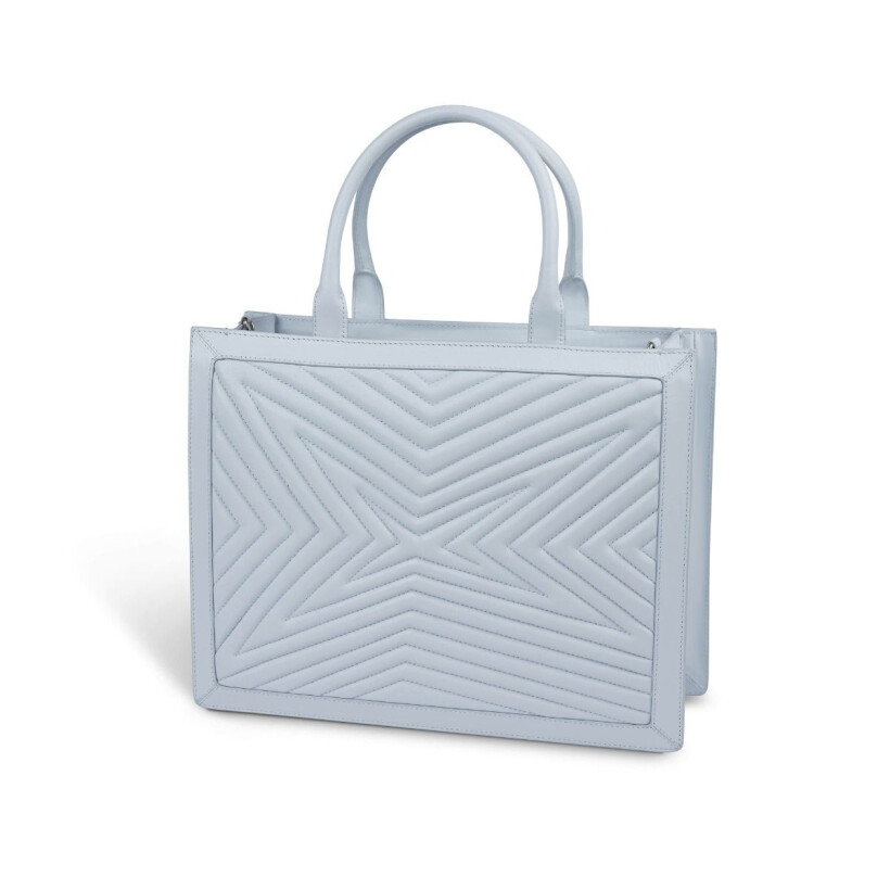 Sac cabas Mauboussin Une Femme dans la Ville, ice blue GM