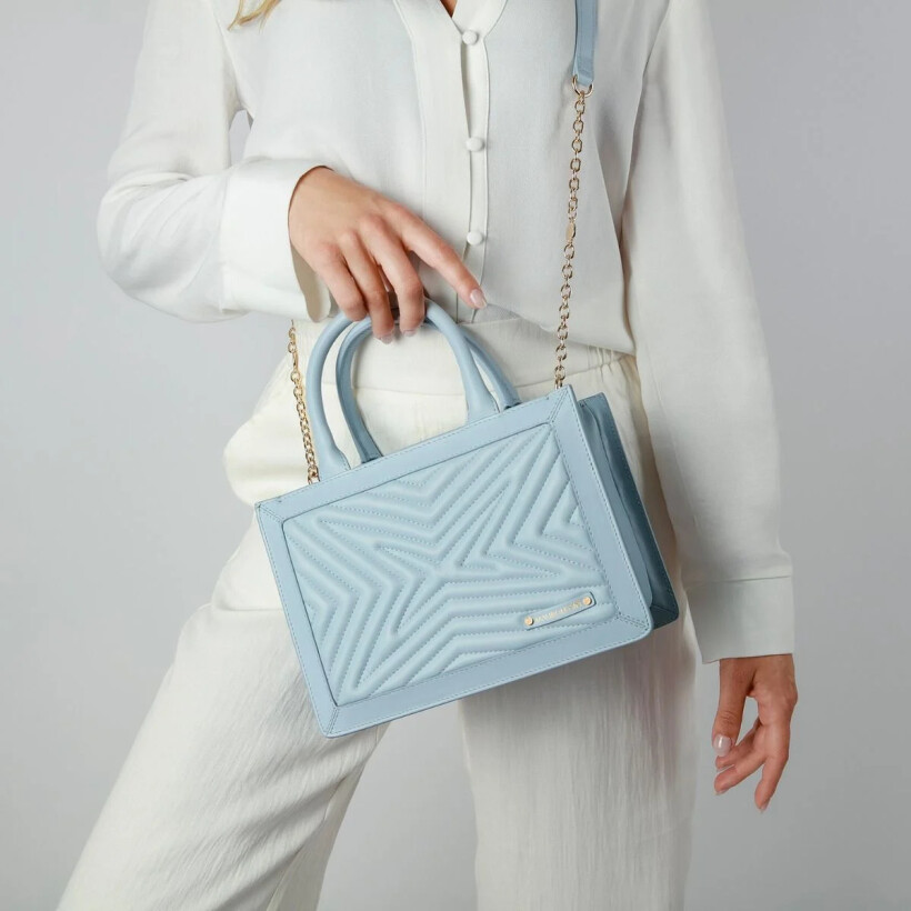 Sac cabas Mauboussin Une Femme dans la Ville, ice blue PM