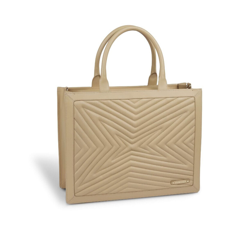 Sac cabas Mauboussin Une Femme dans la Ville, beige GM