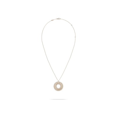 Collier Heavenly Saturn en or rose et diamants, XL